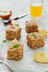 pieces of apple pie