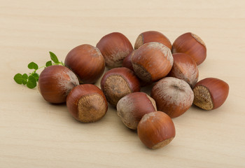 Hazelnut heap