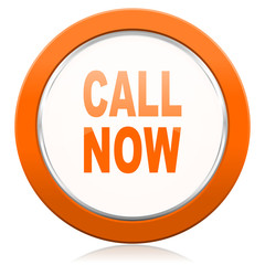 call now orange icon
