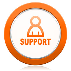support orange icon