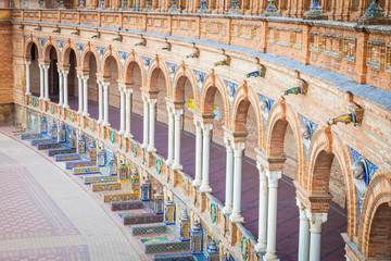 Naklejka premium Seville Spain Square