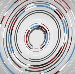 Abstract technology circles background