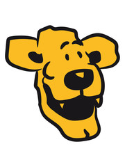 Funny laughing cartoon bear