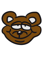 Funny Happy Cartoon Bear