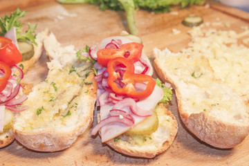 Filled sandwich