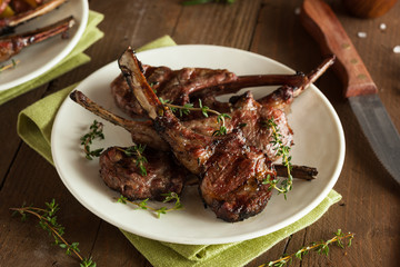 Organic Grilled Lamb Chops