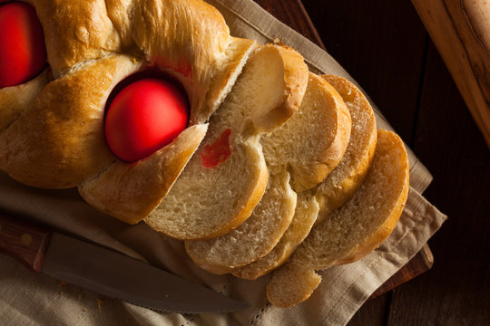 Homemade Greek Easter Bread