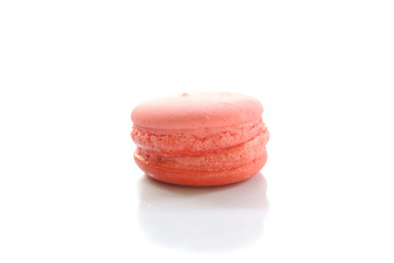 macaroons on white.