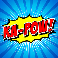Ka-Pow! Comic Speech Bubble, Cartoon