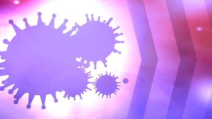 abstract background with viruses