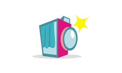 photography photobooth logo vector icon