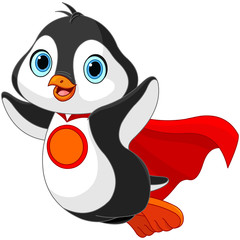 Obraz premium Super Penguin