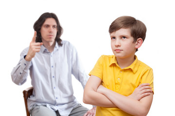 The conflict between father and his son
