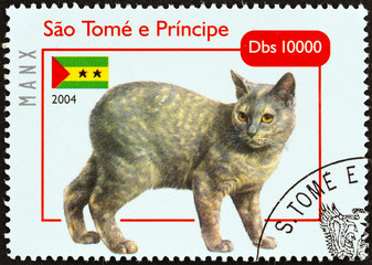 Manx cat (Sao Tome and Principe 2004)