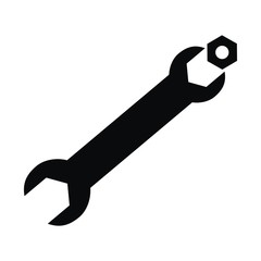 wrench and nut