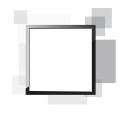 frame on white background Vector illustration