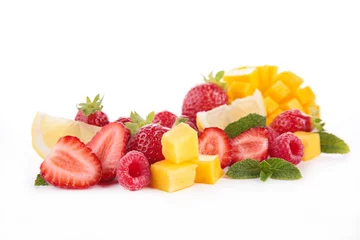 Foto op Plexiglas fresh fruit isolated © M.studio