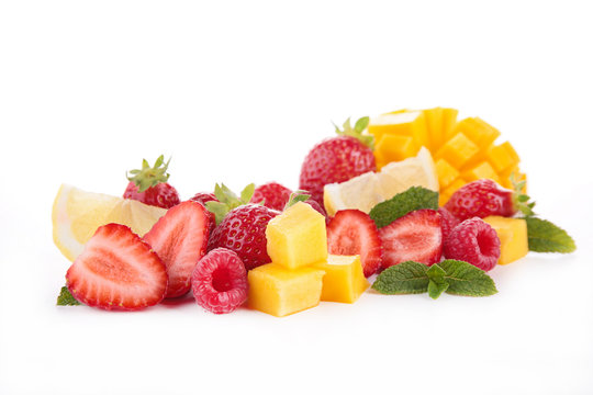 Fototapeta fresh fruit isolated