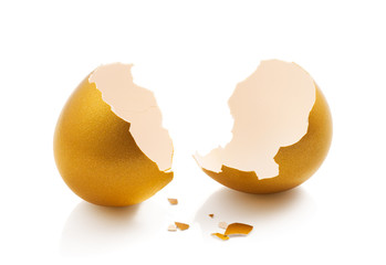 broken golden egg