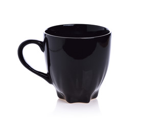 Ceramic glass on white background