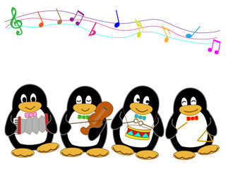 ペンギンの演奏