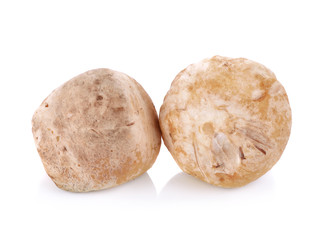 straw mushroom isolated on white background