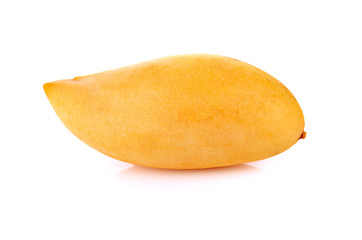 Ripe mango isolated on white background