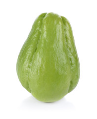 Thai bitter melon on white background