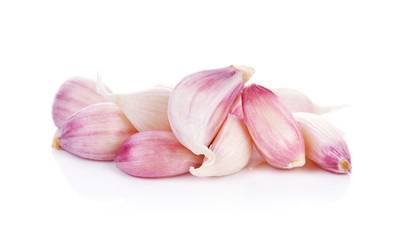 Garlic isolated on white background