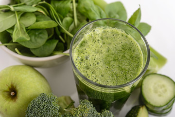 Green vegetables smoothie