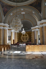 Obraz premium Interior of Armenian church in Saint-Petersburg