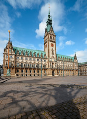 Fototapeta na wymiar Hamburg City Hall