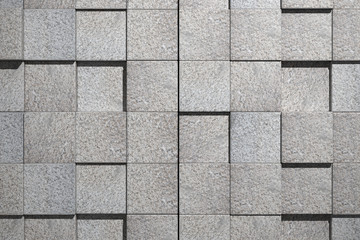 textured stone cubes