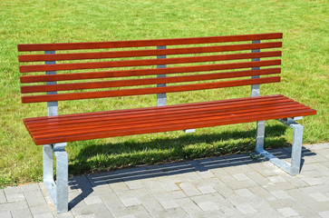 New park bench