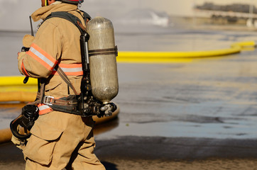 Naklejka premium Fire Ground