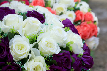 Vintage roses artificial