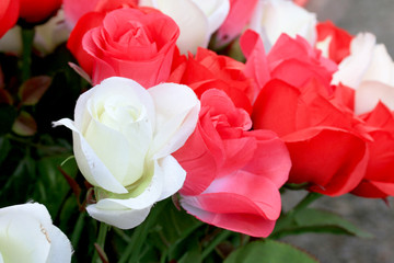 Vintage roses artificial