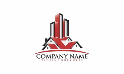 Obraz premium Real Estate Vector Logo Design