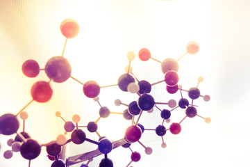 Science Molecule, Molecular DNA Model Structure, business teamwo