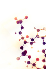Science Molecule, Molecular DNA Model Structure, business teamwo