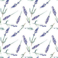 Lavender Seamless Pattern