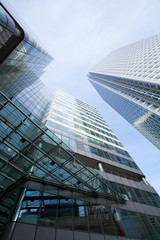 Windows of Skyscraper Business Office, Corporate building in Lon