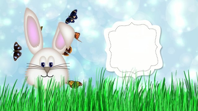 Frohe Ostern Osterhase Video Animation
