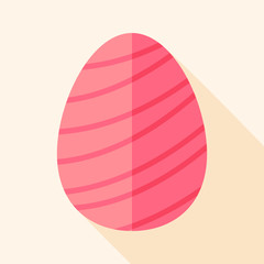 Egg with many lines for Easter