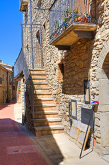 Alleyway. Guardia Perticara. Basilicata. Italy.