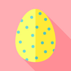 Easter egg with small dots