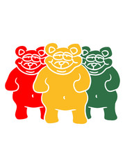 3 gummy bears friends Team
