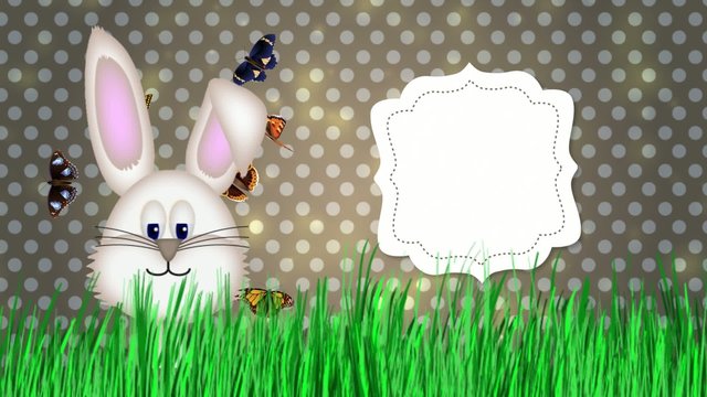 Frohe Ostern Osterhase Video Animation