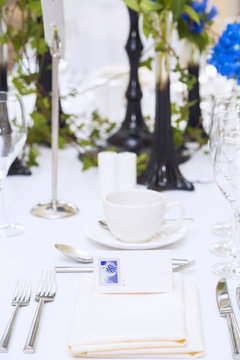 Luxury scottish wedding gala table setting