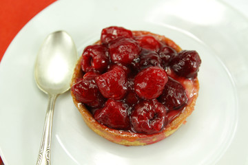 tartelette aux framboises